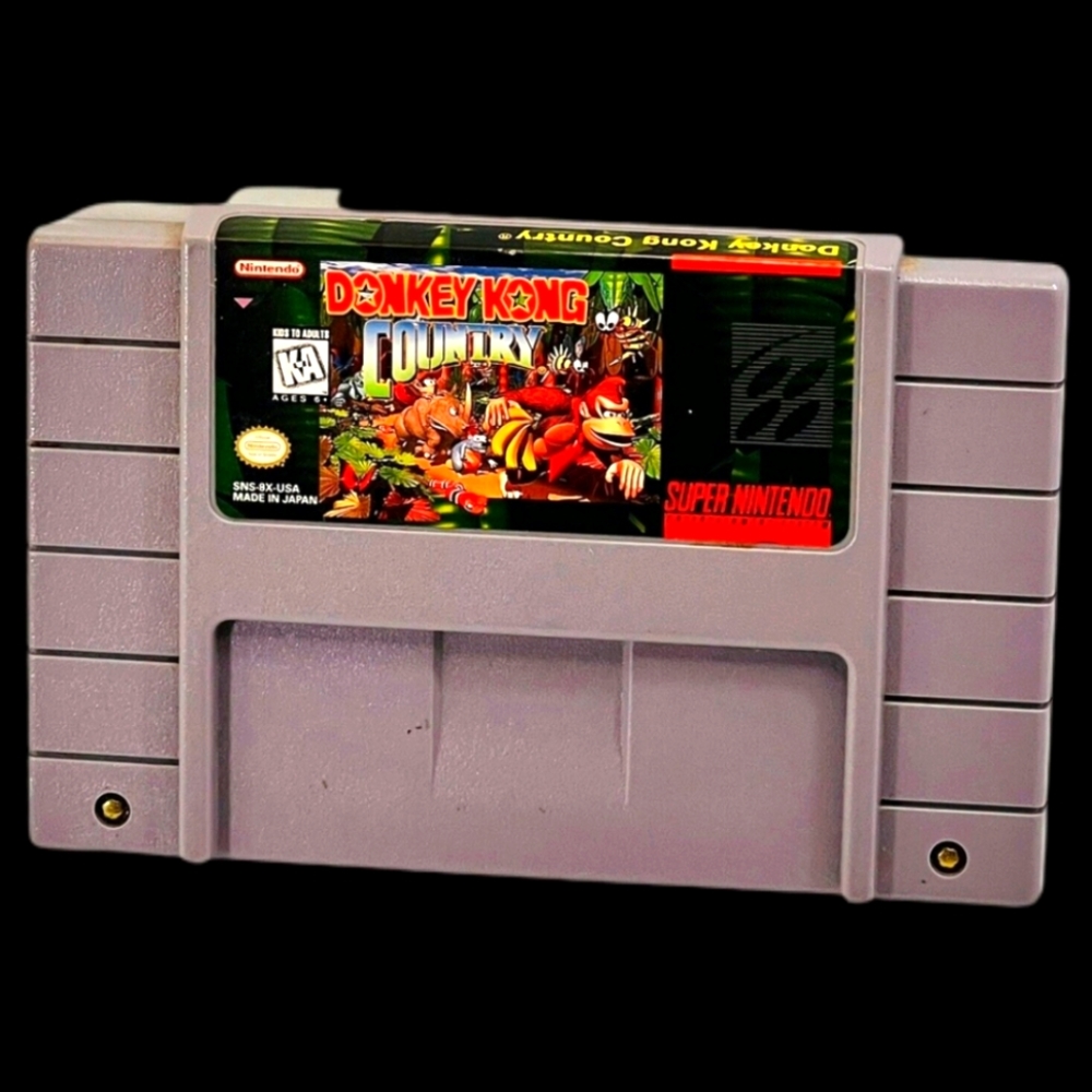 Donkey Kong Country Super Nintendo Entertainment System  SNES Authentic gaming